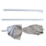Bo - camp parasol 160 cm sable