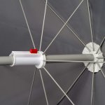 Bo - camp parasol 165 cm gris