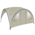 Bo - camp paroi latrale avec porte pour abri de rception petit beige