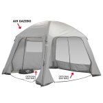 Bo - camp tente de réception gonflable air gazebo 365x365 cm gris Bo - camp tente de réception gonflable air gazebo 365x365 cm gris