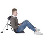 Bo - trail chaise de camping aluminium anthracite 1204600