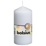 Bolsius bougies pilier 10 pcs 120x58 mm blanc