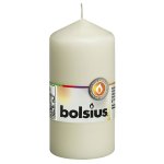 Bolsius bougies pilier 10 pcs 120x58 mm ivoire