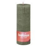 Bolsius bougies pilier rustiques shine 4 pcs 190x68 mm vert olive