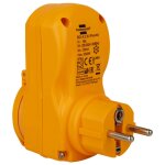 Brennenstuhl adaptateur enfichable de disjoncteur orange Brennenstuhl adaptateur enfichable de disjoncteur orange