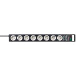Brennenstuhl multiprise  8 prises super - solid 2, 5 m noir