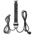 Brennenstuhl multiprise de table  3 prises avec chargeur 2 usb 2 m