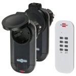 Brennenstuhl prises de courant 2 pcs avec t�l�commande comfort - line