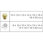 Brilliant tools kit de vis de bac  huile et de joints toriques 543pcs