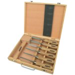Brüder mannesmann ensemble d'outils de sculpture en bois 7 pcs 66107 Brüder mannesmann ensemble d'outils de sculpture en bois 7 pcs 66107