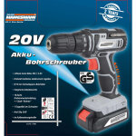 Brder mannesmann perceuse sans fil 20 v 1, 3 ah