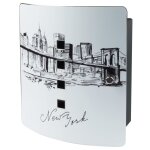 Burg - w�chter bo�te � cl�s � impression skyline ny