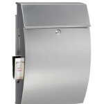 Burg - wchter bote aux lettres hamburg 3815ni acier inoxydable argent