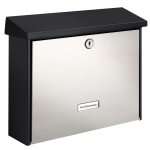 Burg - wchter bote aux lettres london 6867b + s acier inoxydable argent