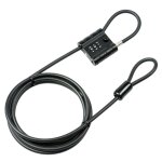 Burg - wchter cble antivol avec serrure snap + lock 300 noir