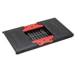 Camp gear barbecue au charbon 44 x 25 x 16 cm acier inoxydable