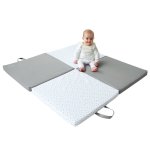 Candide tapis de jeu pliant pour bb 3 en 1 gris et blanc
