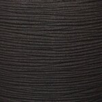 Capi pot  fleurs nature rib conique 42 x 38 cm noir kblr362