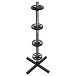 Carpoint porte - pneu avec housse aluminium noir Carpoint porte - pneu avec housse aluminium noir