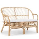 Childhome banc avec coussin pour enfants montana rotin