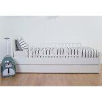 Childhome barrire de lit 120 cm bois blanc