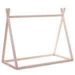 Childhome cadre de lit tipi 70x140 cm bois naturel