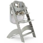 Childhome chaise haute bb 2 en 1 lambda 3 gris dlav