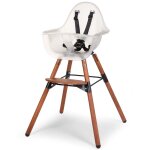 Childhome chaise haute avec pare - chocs 2 - en - 1 evolu 2 transparent