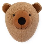 Childhome dcoration murale tte d'ours en peluche
