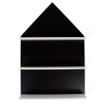 Childhome Étagère murale avec tableau noir mini maison Childhome Étagère murale avec tableau noir mini maison