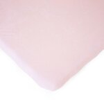 Childhome housse matelas de parc d'enfants 75x95 cm vieux rose pastel
