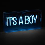Childhome lampe d'ambiance au néon it's a boy bleu Childhome lampe d'ambiance au néon it's a boy bleu