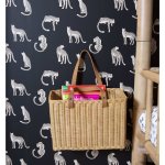 Childhome panier de rangement suspendu avec 2 poignées naturel Childhome panier de rangement suspendu avec 2 poignées naturel