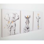 Childhome peinture  l'huile 30x40 cm lphant