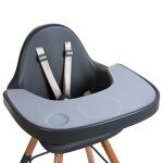 Childhome plateau d'alimentation silicone couvercle evolu anthracite