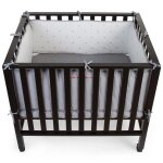 Childhome protection de parc pour enfants 340x35 cm jersey pois dor�s