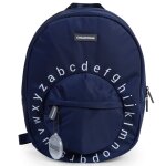 Childhome sac à dos scolaire pour enfants abc bleu marine et blanc Childhome sac à dos scolaire pour enfants abc bleu marine et blanc
