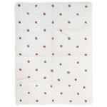 Childhome tapis pour enfants 120x160 cm pois blanc cass