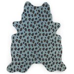 Childhome tapis pour enfants 145x160 cm bleu lopard