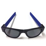 Clix lunettes de soleil pliables bleu cli002