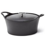 Cuisinox casserole maille en fonte 3, 4 l 24 cm noir
