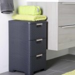 Curver armoire  tiroirs style 42 l anthracite