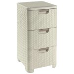 Curver armoire à tiroirs style 42 l blanc 240645 Curver armoire à tiroirs style 42 l blanc 240645