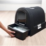 Curver bac � liti�re pour chats 51 x 38, 5 x 39, 5 cm anthracite