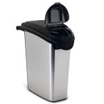 Curver rcipient d'aliments pour animaux 10 kg 23 l argent