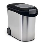 Curver rcipient d'aliments pour animaux 12 kg 35 l argent