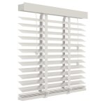 Decosol store horizontal bois 50 mm 80x130 cm blanc