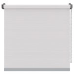 Decosol store roulant mini deluxe blanc translucide rayures 52x160 cm