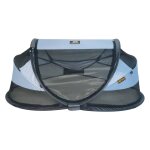 Deryan lit d'enfant voyage escamotable baby luxe  moustiquaire bleu