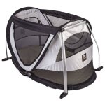 Deryan lit d'enfant de voyage escamotable  moustiquaire argent